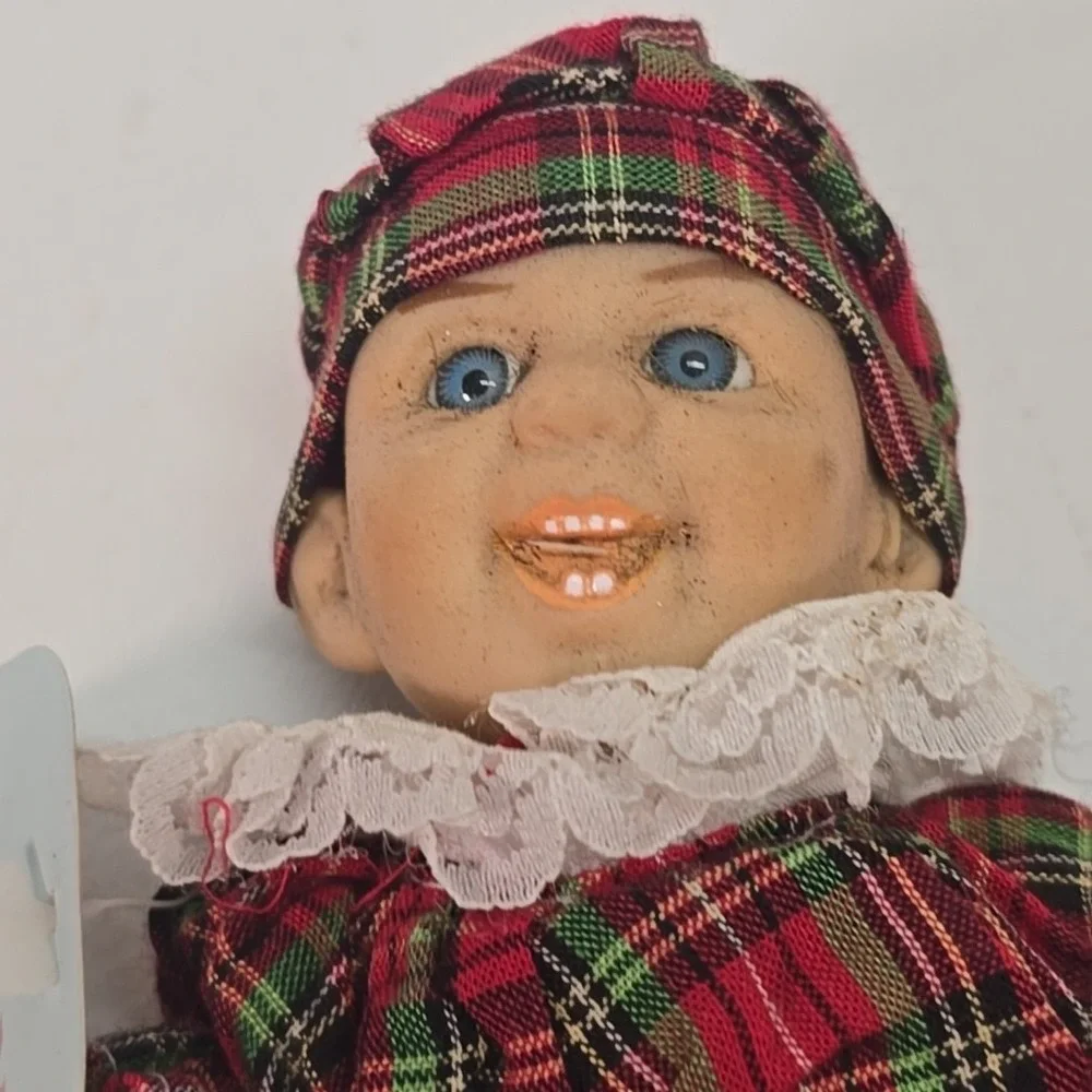 Gi-go Expressions Baby Doll Palm Pals‎ Bean Bag Vintage 90s Face Set Of 4